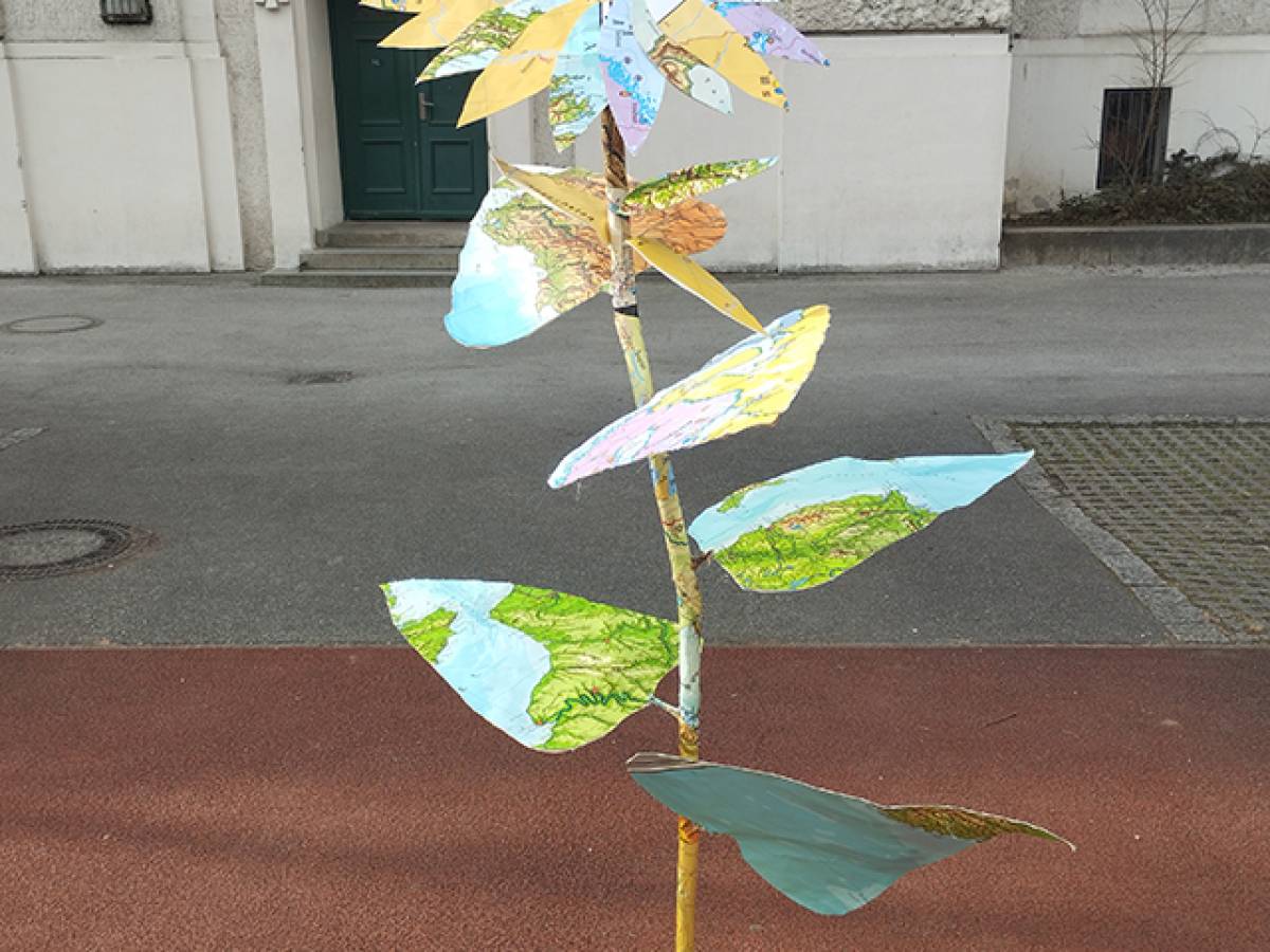 Europa-Blumen der Klasse 6c 
